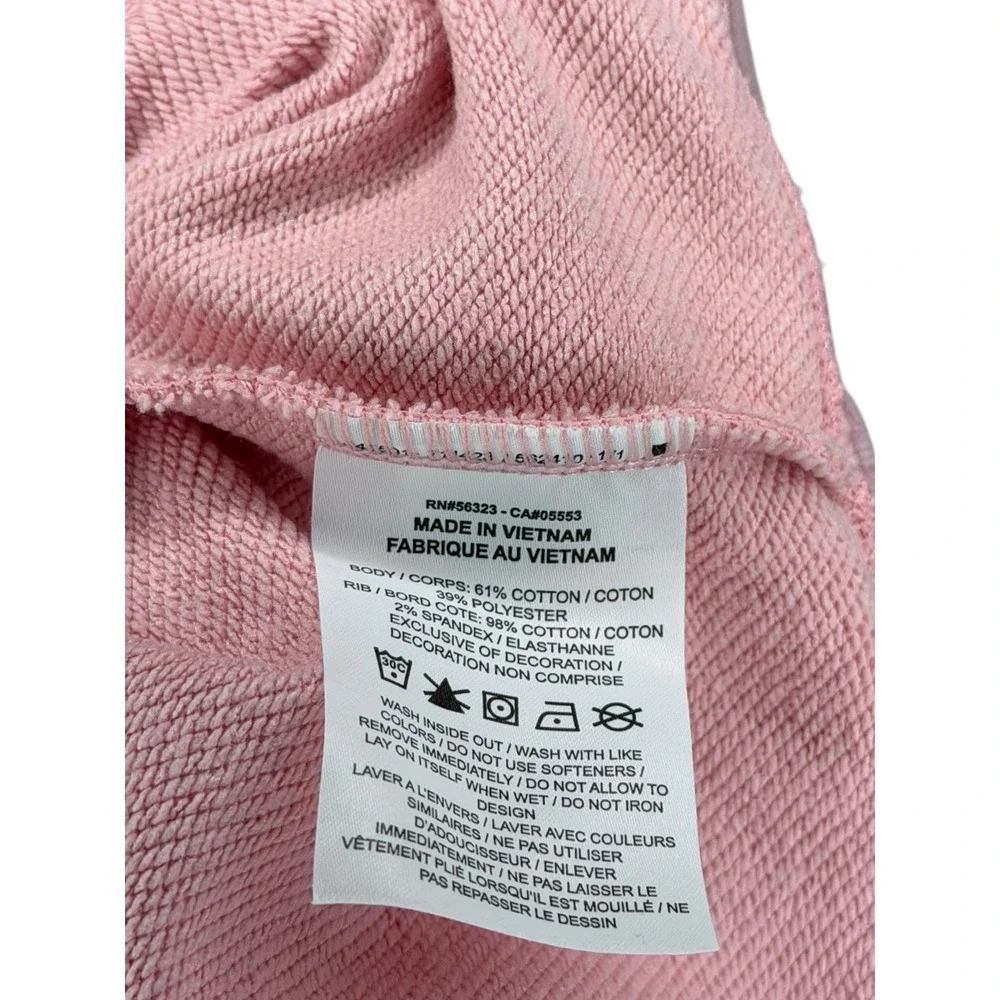 NIKE Dri-FIT Sweatshirt Pink Graphic Pullover Crewneck‎ Women's Size Medium